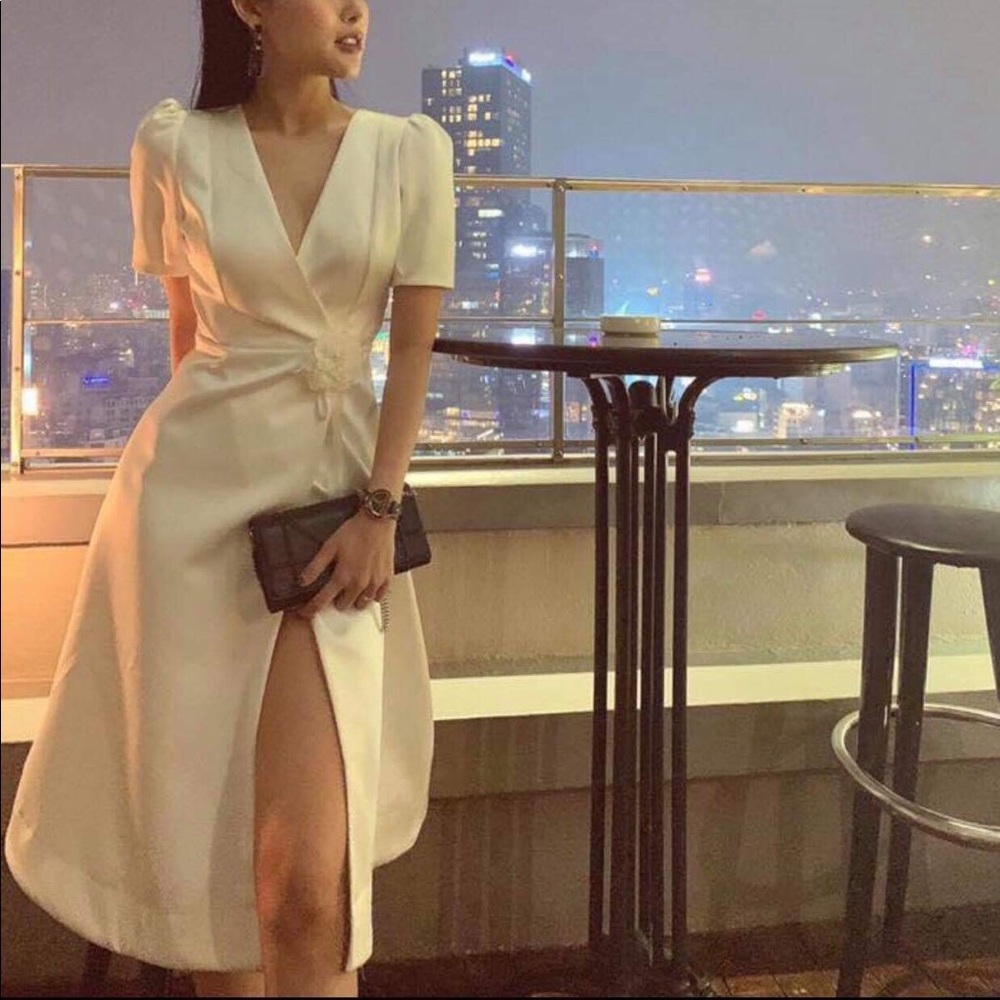 White dress